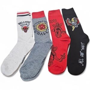 Stranger Things pack of 4 pairs of sports socks